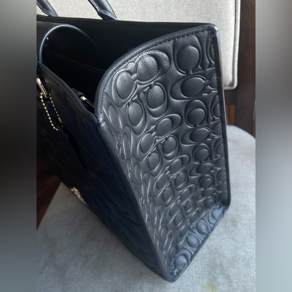 ‼️last 1‼️NWT！COACH Large Maggie Tote Bag In Signature Leather（COACH CY672） - Picture 5 of 13